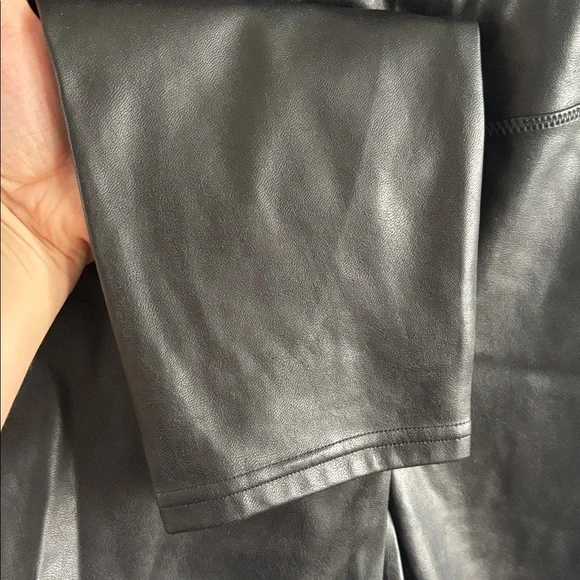 Wilfred Free • black faux leather leggings - Picture 3 of 5